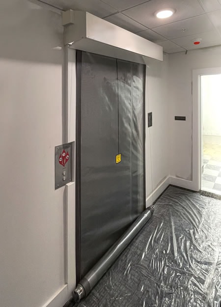 Elevator Smoke Curtain